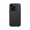 Усиленный чехол Pitaka MagEZ Case 4 1500D для iPhone 15 Pro Max (6.7"), Black/Grey Twill