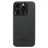 Чехол PITAKA MagEZ Case 4 600D для iPhone 15 Pro Max, Black/Grey Twill