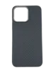 Карбоновый чехол Carbon Fiber Ring Camera с MagSafe для iPhone 15 Pro Max, Black