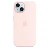 Чехол Silicone Case MagSafe для iPhone 15, Light Pink