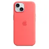 Чехол Silicone Case MagSafe для iPhone 15, Guava