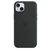 Чехол Silicone Case MagSafe для iPhone 15 Plus, Black