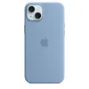 Чехол Silicone Case MagSafe для iPhone 15 Plus, Winter Blue