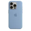 Чехол Silicone Case MagSafe для iPhone 15 Pro, Winter Blue
