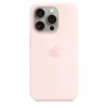 Чехол Silicone Case MagSafe для iPhone 15 Pro, Light Pink