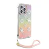 Чехол Guess Peony для iPhone 15 Pro, Iridescent Pink (GUHCP15LHPELISP)