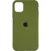 Чехол Silicone Case Simple 360 для iPhone 11, Army Green