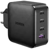 Сетевое зарядное устройство Ugreen GaN Tech Fast Charger [USB + 3xType-C] 65W (CD224), Black