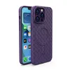 Плетеный силиконовый чехол с MagSafe для iPhone 14 Pro Max, Фиолетовый
