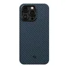 Чехол PITAKA MagEZ Case 4 1500D для iPhone 15 Pro, Black/Blue Twill