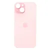 Заднее стекло (крышка) для iPhone 15 копия под оригинал Pink Розовый