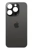 Заднее стекло (крышка) для iPhone 15 Pro копия под оригинал Black Titanium Черный Титан