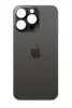 Заднее стекло (крышка) для iPhone 15 Pro Max копия под оригинал Black Titanium Черный Титан
