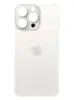 Заднее стекло (крышка) для iPhone 15 Pro Max копия под оригинал White Titanium Белый Титан
