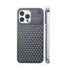 Алюминиевый чехол Perforated Protection with Aromatherapy для iPhone 15 Pro Серый Космос