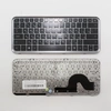 Клавиатура для ноутбука HP Pavilion DM3 черная с серой рамкой