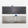 Клавиатура для ноутбука Asus X502C черная без рамки, плоский Enter