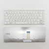 Клавиатура для ноутбука Asus A42 белая с рамкой