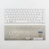 Клавиатура для ноутбука Samsung NP370R5E белая без рамки, плоский Enter