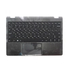 Клавиатура для ноутбука Lenovo Yoga 710-11IKB черная с черным топкейсом