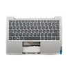 Клавиатура для ноутбука Lenovo Slim 1-11AST-05 серая с серебристым топкейсом