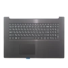 Клавиатура для ноутбука Lenovo V340-17IWL серая с серым топкейсом