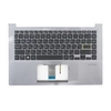 Клавиатура для ноутбука X421IA-8G черная с серым топкейсом