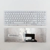 Клавиатура для ноутбука Sony Vaio VPC-EH белая с рамкой