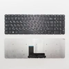 Клавиатура для ноутбука Toshiba L50-B черная без рамки, Г-образный Enter