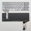 Клавиатура для ноутбука Asus G551 серая с подсветкой
