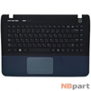 Клавиатура для Samsung SF410 черная (Топкейс черный)