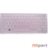 Клавиатура для Sony VAIO VGN-CS розовая с розовой рамкой