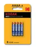 Kodak LR61 MAX SUPER ALKALINE AAAA K4A-4 BL4
