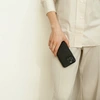 Чехол для iPhone 12 Pro Max из натуральной кожи теленка, черного цвета