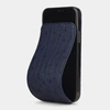 Special order: Чехол для iPhone 12/12Pro из кожи страуса, синего цвета