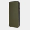 Чехол Benoit для iPhone 12 Pro Max из кожи теленка зеленого цвета