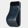 Чехол для iPhone 12 Pro Max из натуральной кожи питона, синего цвета