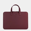 Сумка для MacBook Pro 17" Bocage из кожи  теленка бордового цвета