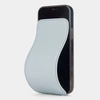 Чехол для iPhone 12 Pro Max из натуральной кожи козы, голубого цвета