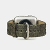 Ремешок для Apple Watch 42/44/45/49mm Classic из кожи питона зеленого цвета