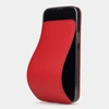Чехол для iPhone 14 Pro Max из кожи теленка, красного цвета
