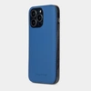 Чехол-накладка для iPhone 14 Pro Max из кожи теленка, цвета Синий королевский