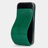 Чехол для iPhone 14 Pro из кожи ящерицы, зеленого цвета