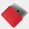 Чехол для MacBook Pro 13-14" и документов из кожи теленка красного цвета