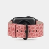 Ремешок для Apple Watch 42/44/45/49mm Classic из кожи аллигатора цвета бледно-розовый лак