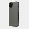 Чехол-накладка для iPhone 14 Plus из кожи теленка, серого цвета