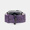 Ремешок для Apple Watch 42/44/45/49mm Classic из кожи крокодила фиолетового цвета