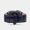 Ремешок для Apple Watch 42/44/45/49mm Classic из кожи аллигатора цвета синий лак