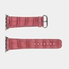Ремешок для Apple Watch 42/44/45/49mm Classic из кожи крокодила розового цвета