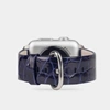 Ремешок для Apple Watch 40/41mm Classic из кожи аллигатора цвета синего лак